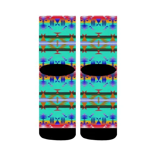 Between the Mountains Spring Crew Socks