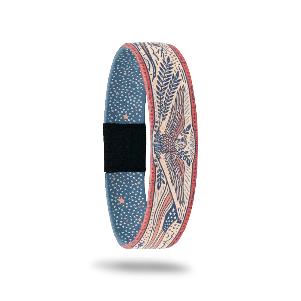 Brave Hearts Wristband - 4th Of July - America USA