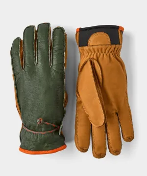 Hestra Wakayama Glove in Forest/Cork