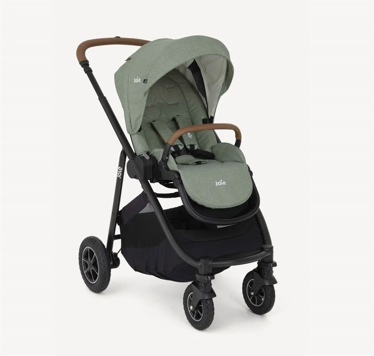 Joie Versatrax On The Go Travel System With Rotating Car Seat Bundle, Laurel