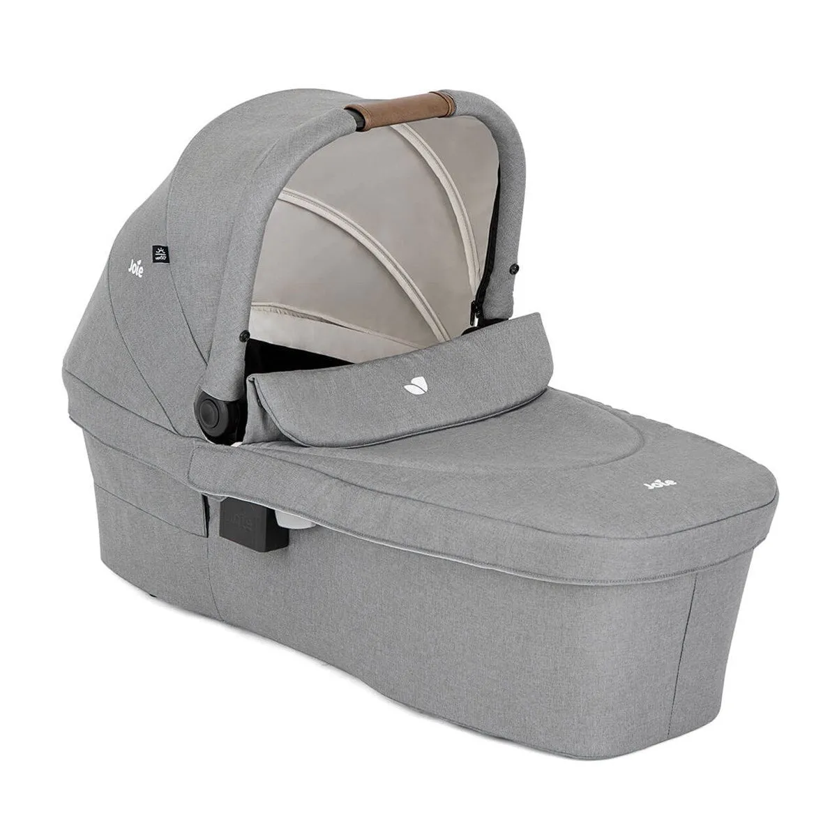 Joie Versatrax On The Go Travel System With Rotating Car Seat Bundle, Pebble