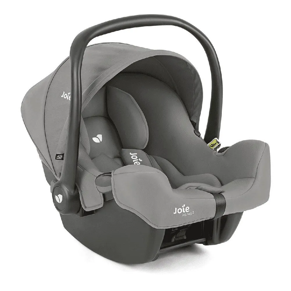Joie Versatrax On The Go Travel System With Rotating Car Seat Bundle, Pebble