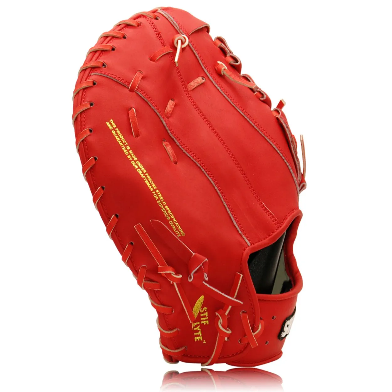 Red 'Hype 1' PRO HYDE™ Series First Baseman's Mitt - 12.50 Inch RHT