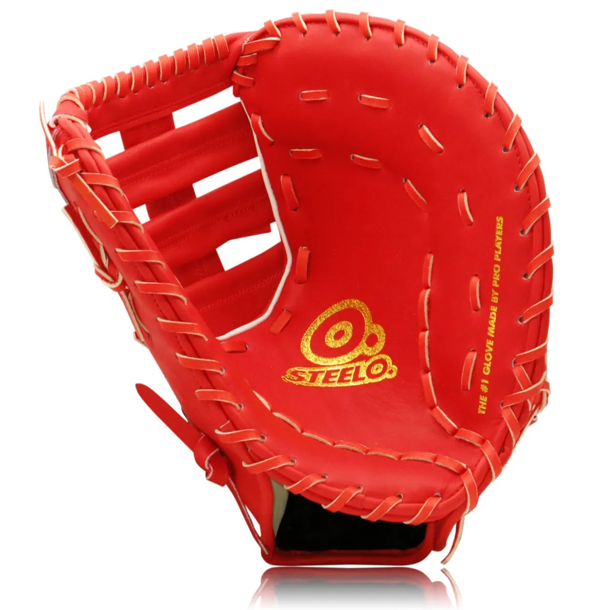Red 'Hype 1' PRO HYDE™ Series First Baseman's Mitt - 12.50 Inch RHT