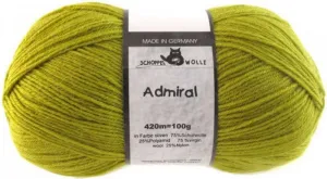 Schoppel Admiral 75% Virgin Wool, 25% Nylon (biodegradable)