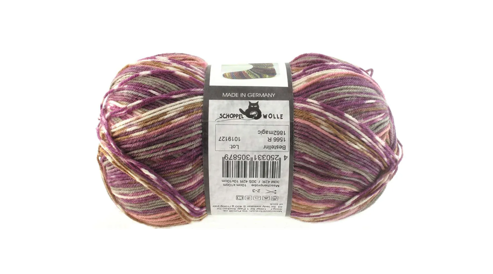 Schoppel Admiral 75% Virgin Wool, 25% Nylon (biodegradable)
