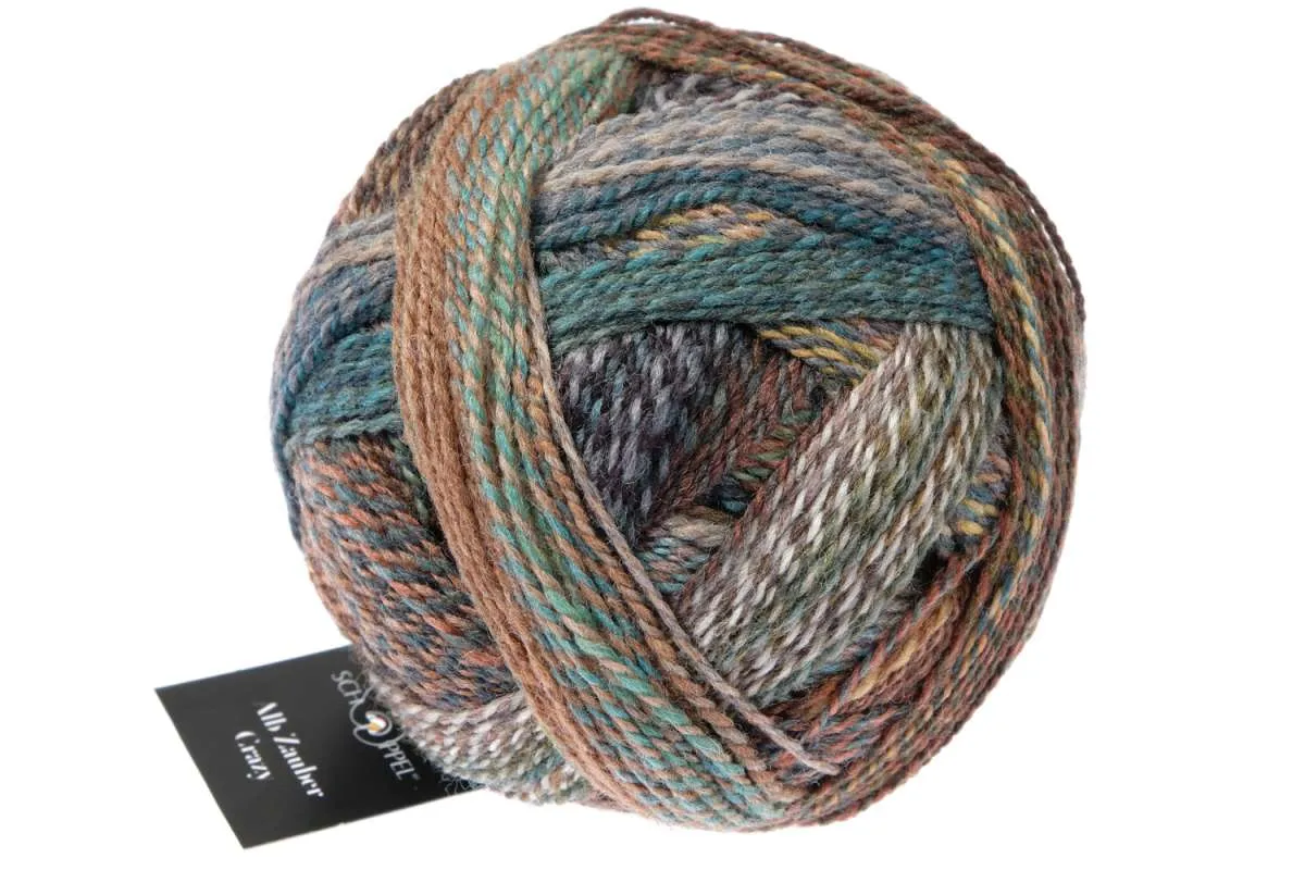 Schoppel Zauberball®Crazy 75% Virgin Wool, 25% Nylon (biodegradable)