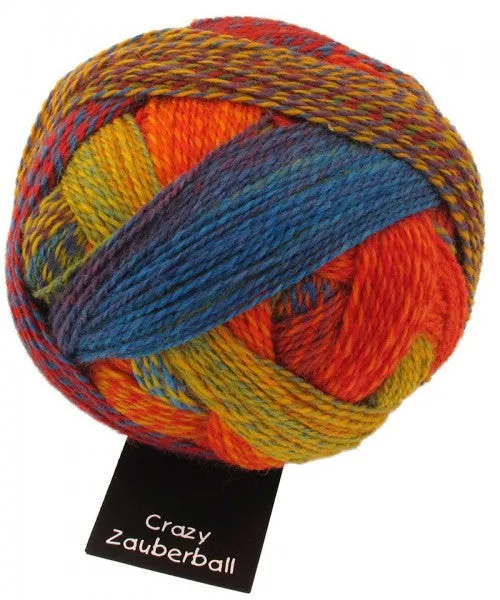 Schoppel Zauberball®Crazy 75% Virgin Wool, 25% Nylon (biodegradable)