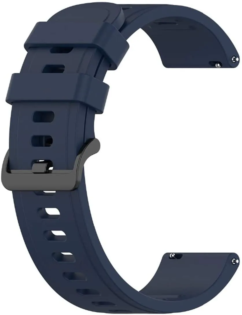 Sport Rubber Band Compatible with Garmin Venu Sq, Silicone Strap Bracelet for Venu Men'S Women Replacement Accessory (Navy)